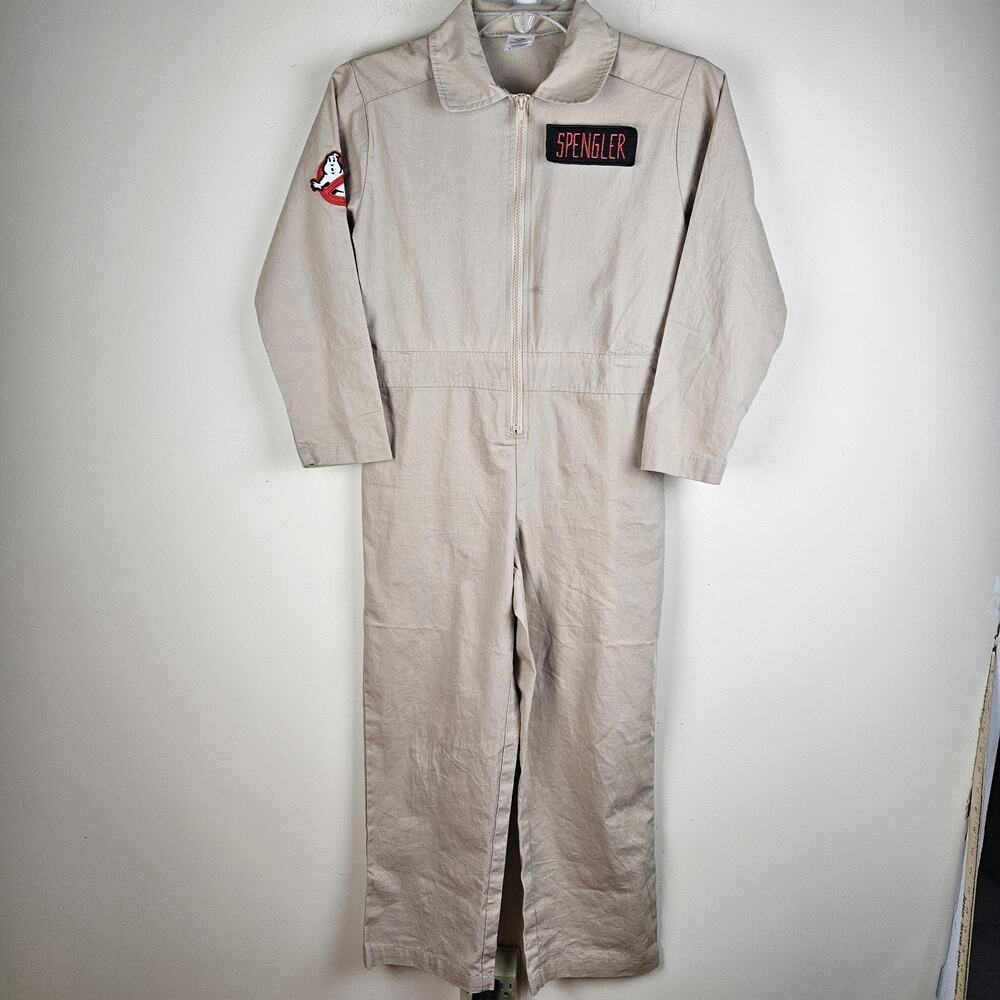 Ghostbusters Spengler Costume Boys Medium Spirit Halloween Jumpsuit 2025 Beige